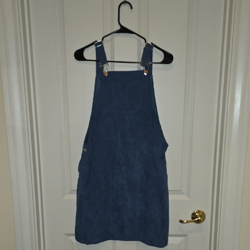 Blue Overall Dress